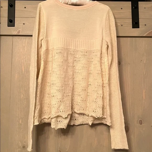 Free People Cream Lace Cardigan - Picture 4 of 8